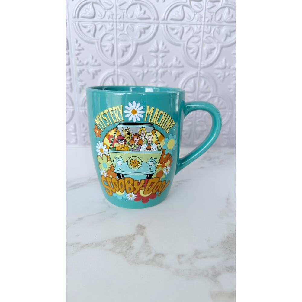 Scooby-Doo! Mystery Machine Retro Teal Ceramic Mug NEW